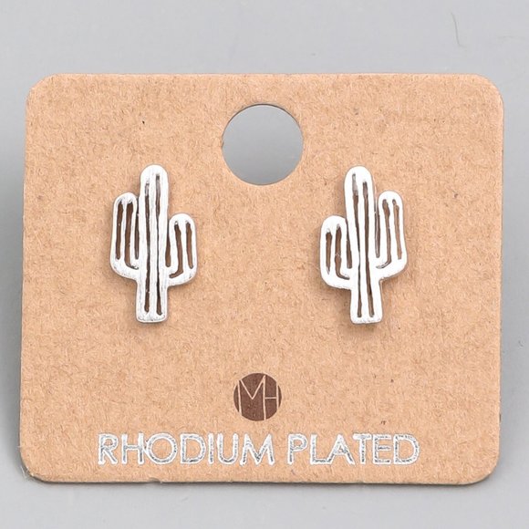Desert Cactus Earrings - Picture 1 of 1